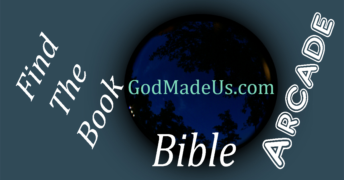 Bible games on GodMadeUs.com Find the Book