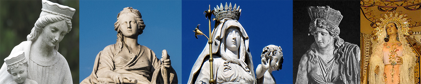 Images of Cybele and Mary