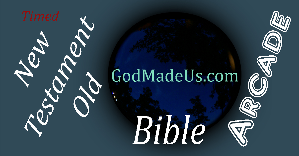Bible games on GodMadeUs.com Timed New Testament - Old Testament