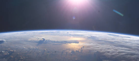 Picture of the earth from space